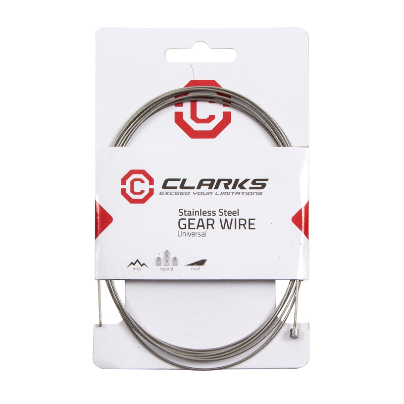 CLARKS GALVANISED ROAD MTB HYBRID BIKE CYCLE INNER GEAR WIRE CABLE